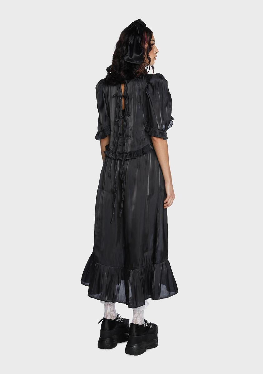 Barre Ruffle Midi Dress