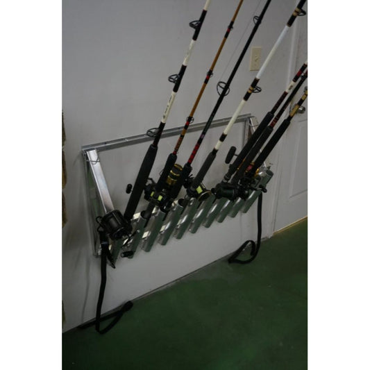 Aluminum Truck and Wall Viking Solutions Fishing Rod Rack