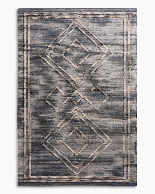 Elias Denim and Wool Rug
