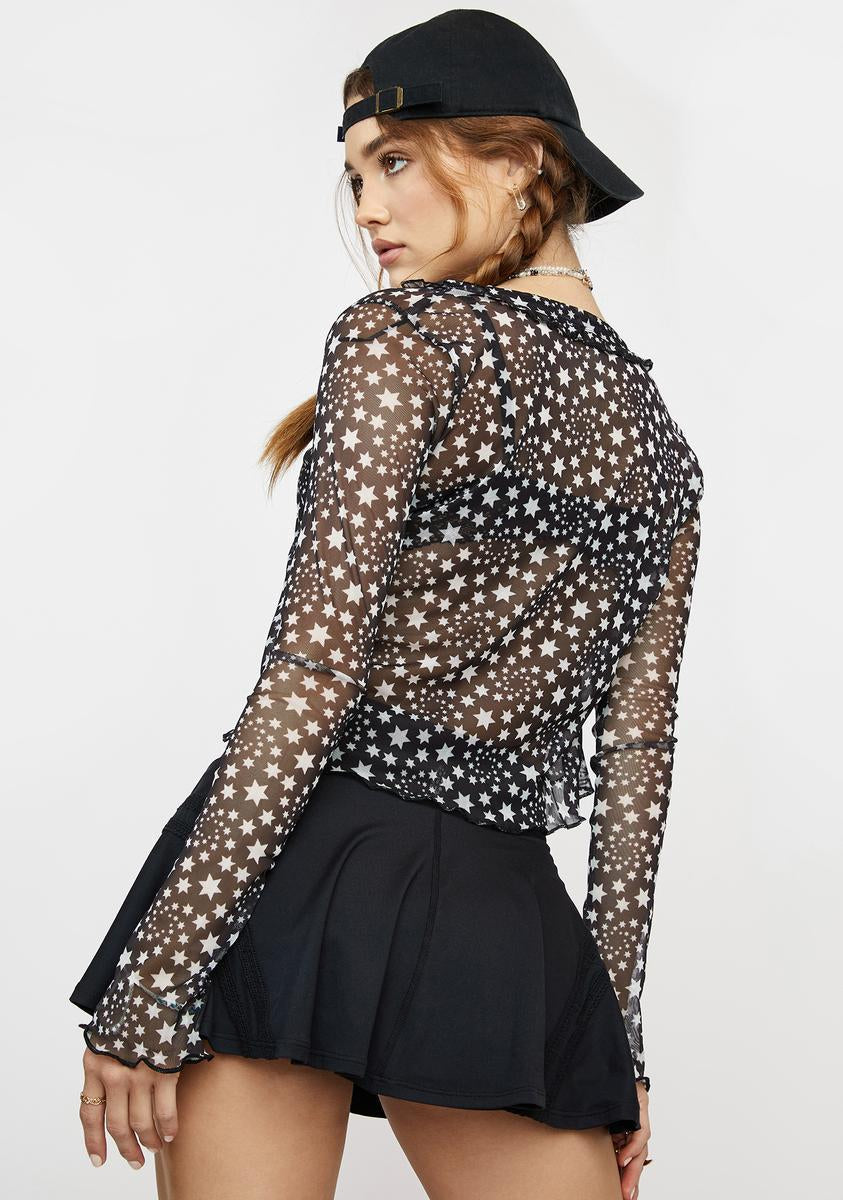 Marne Sheer Crop Top