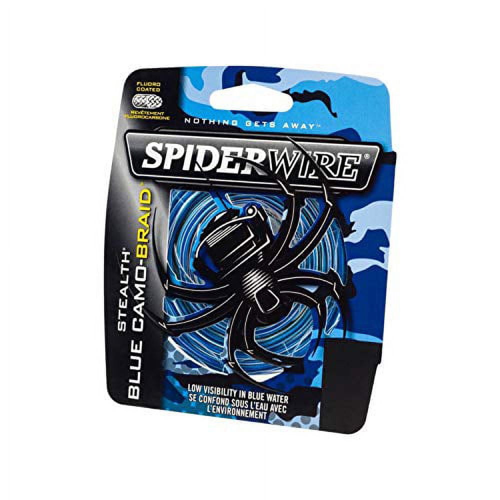 SpiderWire Stealth? Superline, Blue Camo, 100lb | 45.3kg Fishing Line