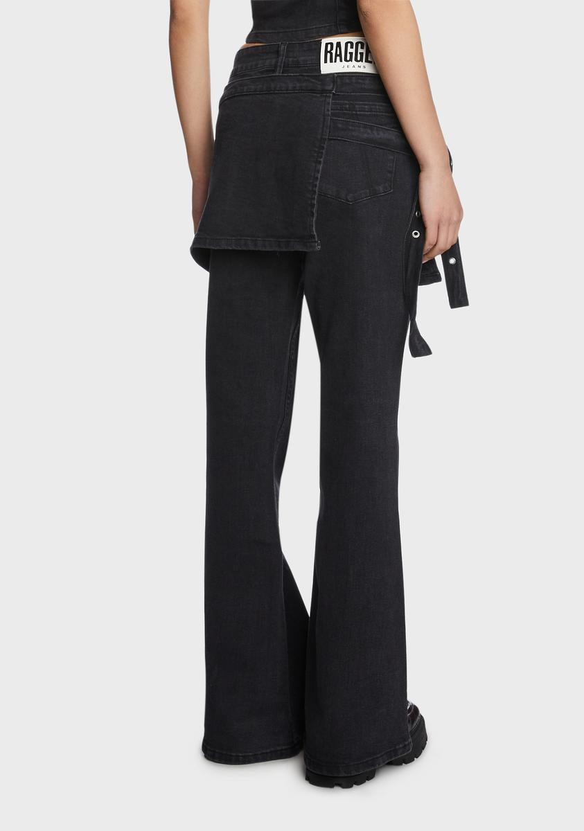 Low Rider Skirt Pants
