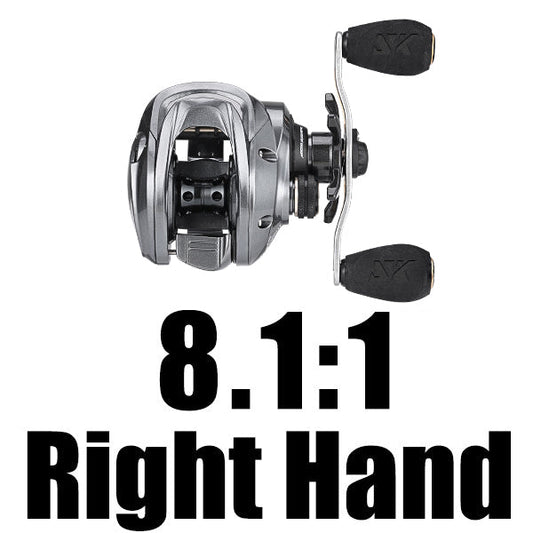 Carbon Droplet Lure Fishing Reel 12-axis Long-range Magnetic Force - Blue Force Sports