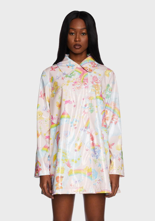 Brighten The World Vinyl Raincoat