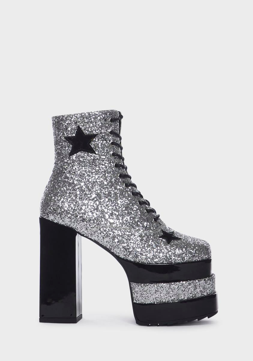 Keep Shining Glitter Boots