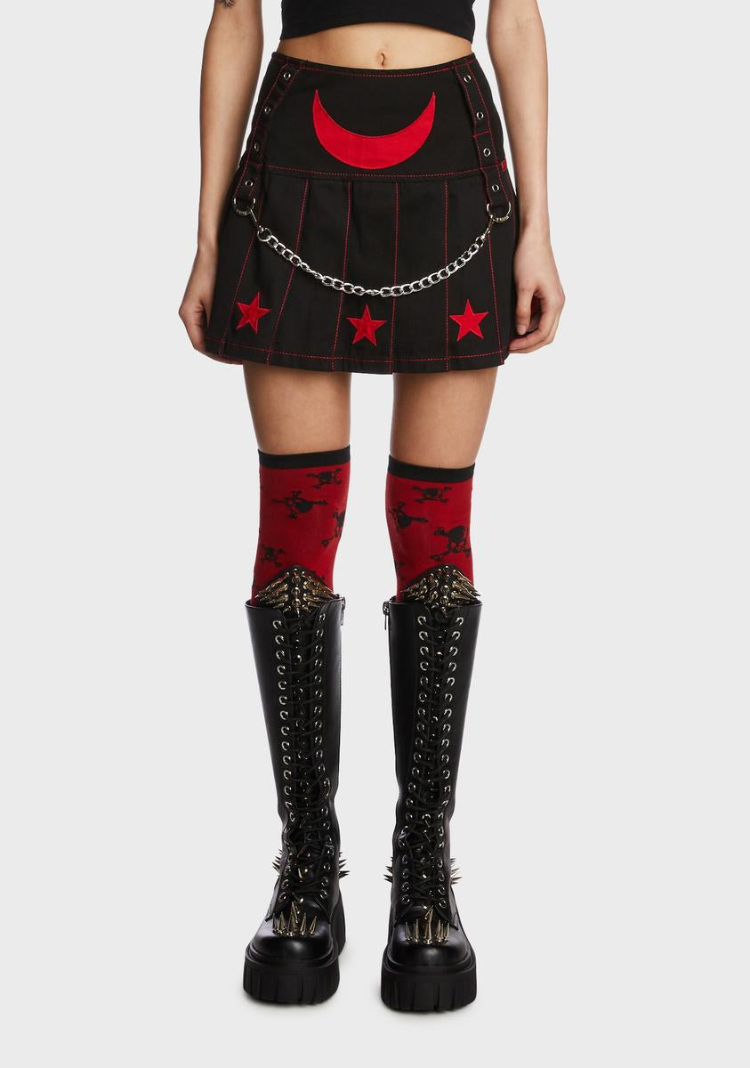 I Am A Star Pleated Skirt