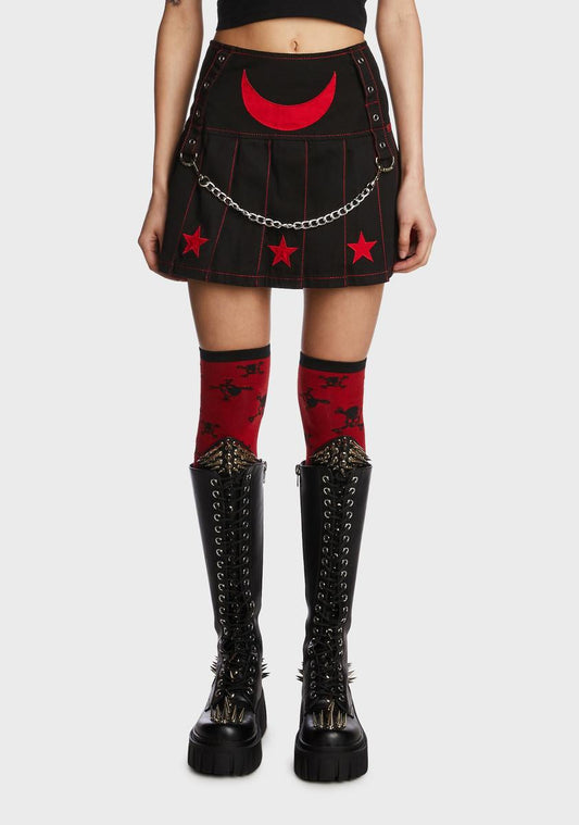 I Am A Star Pleated Skirt
