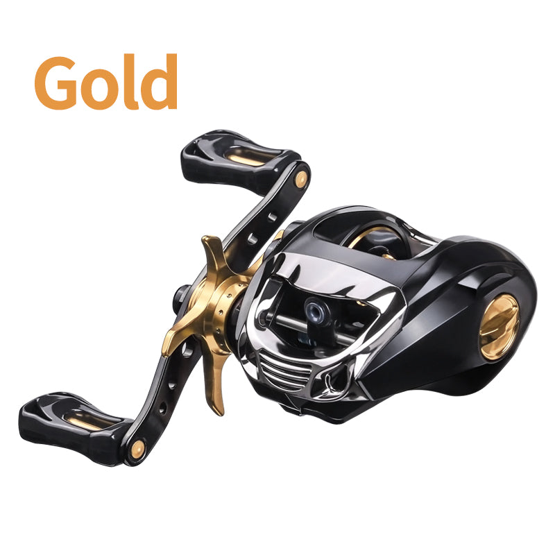 Metal Raft Fishing Reel Luya Hit Black Long Cast Anti Blast Line - Blue Force Sports