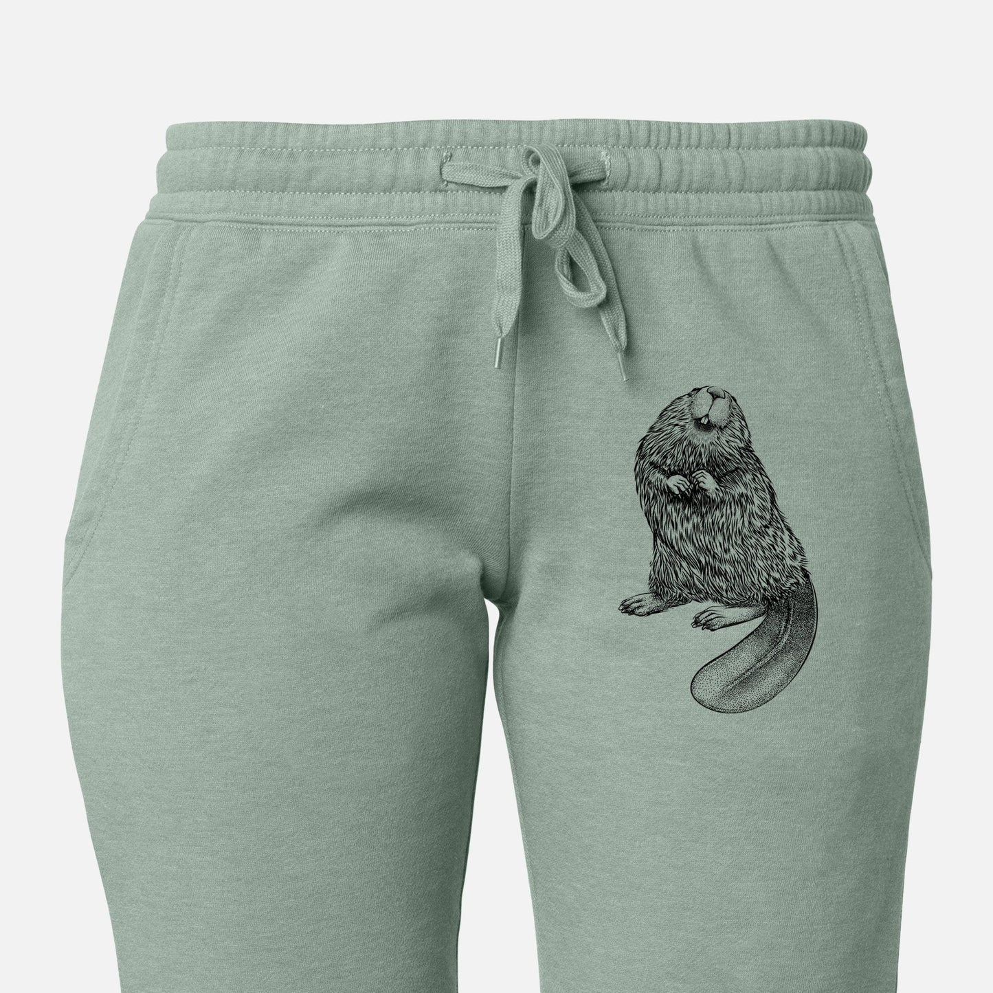 North American Beaver - Castor canadensis - Women's Cali Wave Jogger Sweatpants