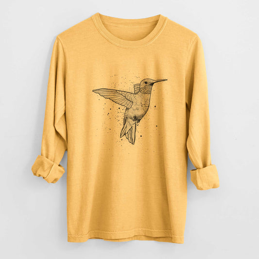 Archilochus Colubris - Ruby-throated Hummingbird - Heavyweight 100% Cotton Long Sleeve