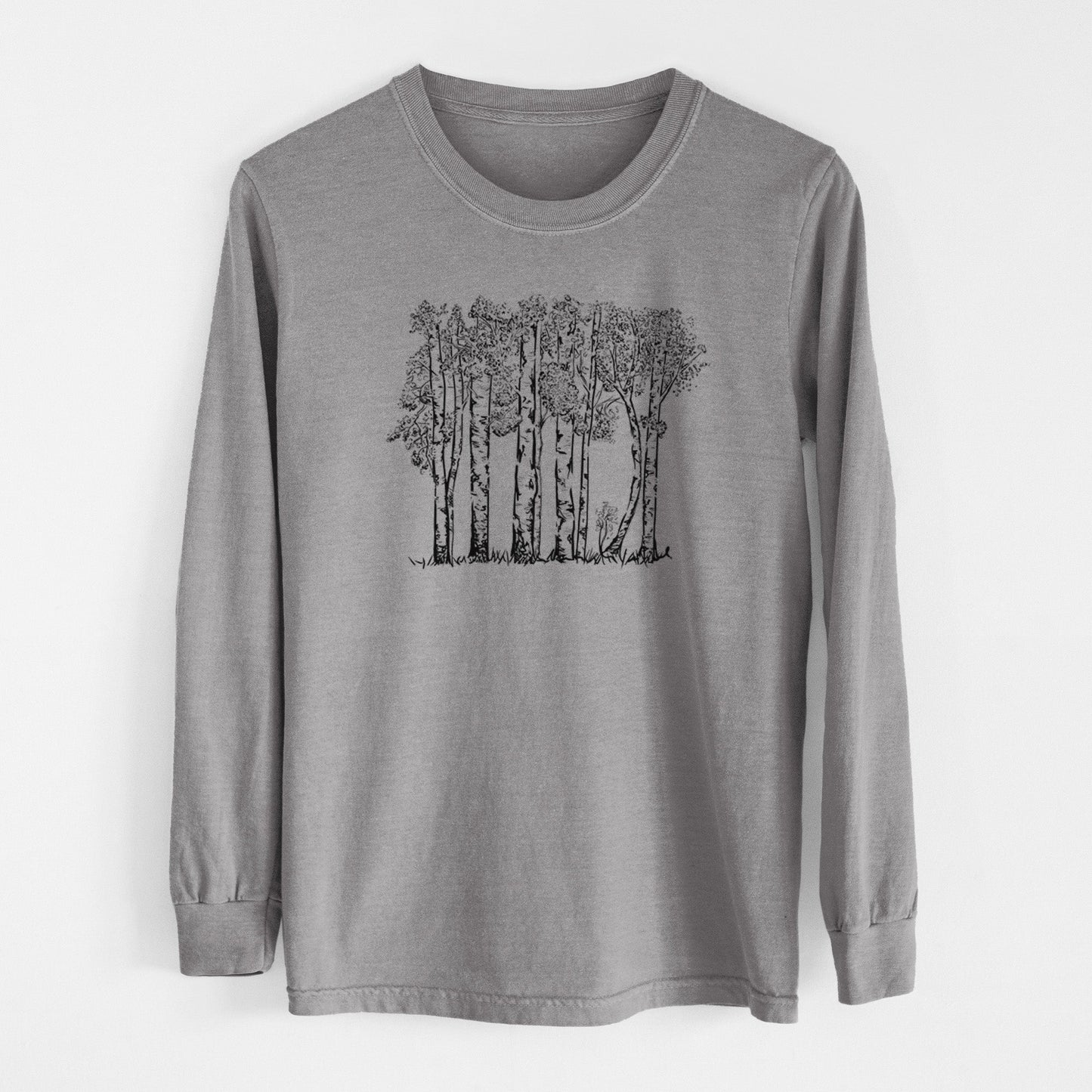 Quaking Aspens - Populus tremuloides - Heavyweight 100% Cotton Long Sleeve