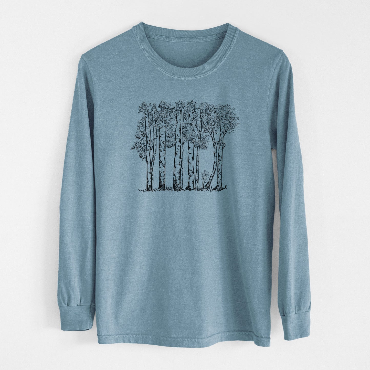 Quaking Aspens - Populus tremuloides - Heavyweight 100% Cotton Long Sleeve