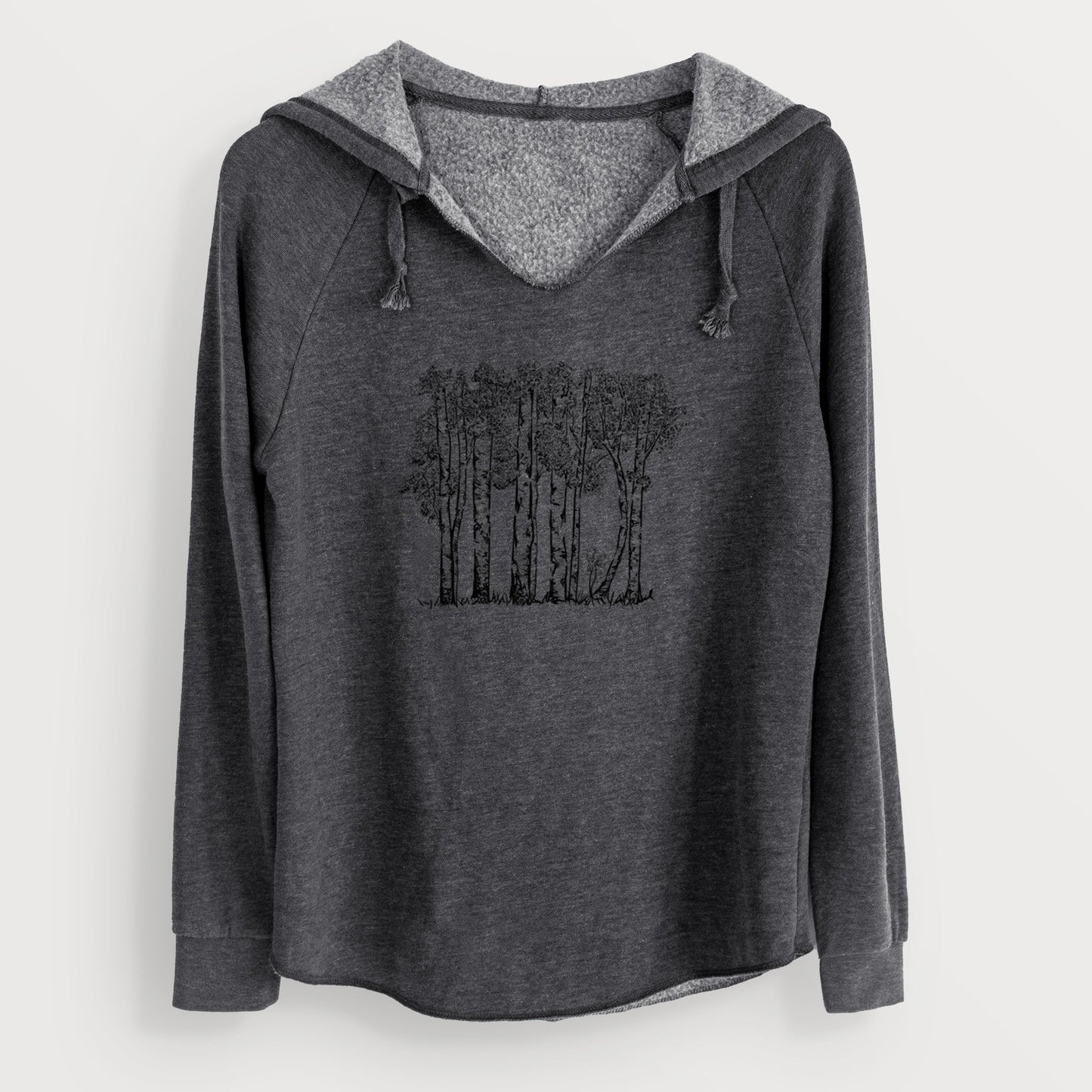 Quaking Aspens - Populus tremuloides - Cali Wave Hooded Sweatshirt