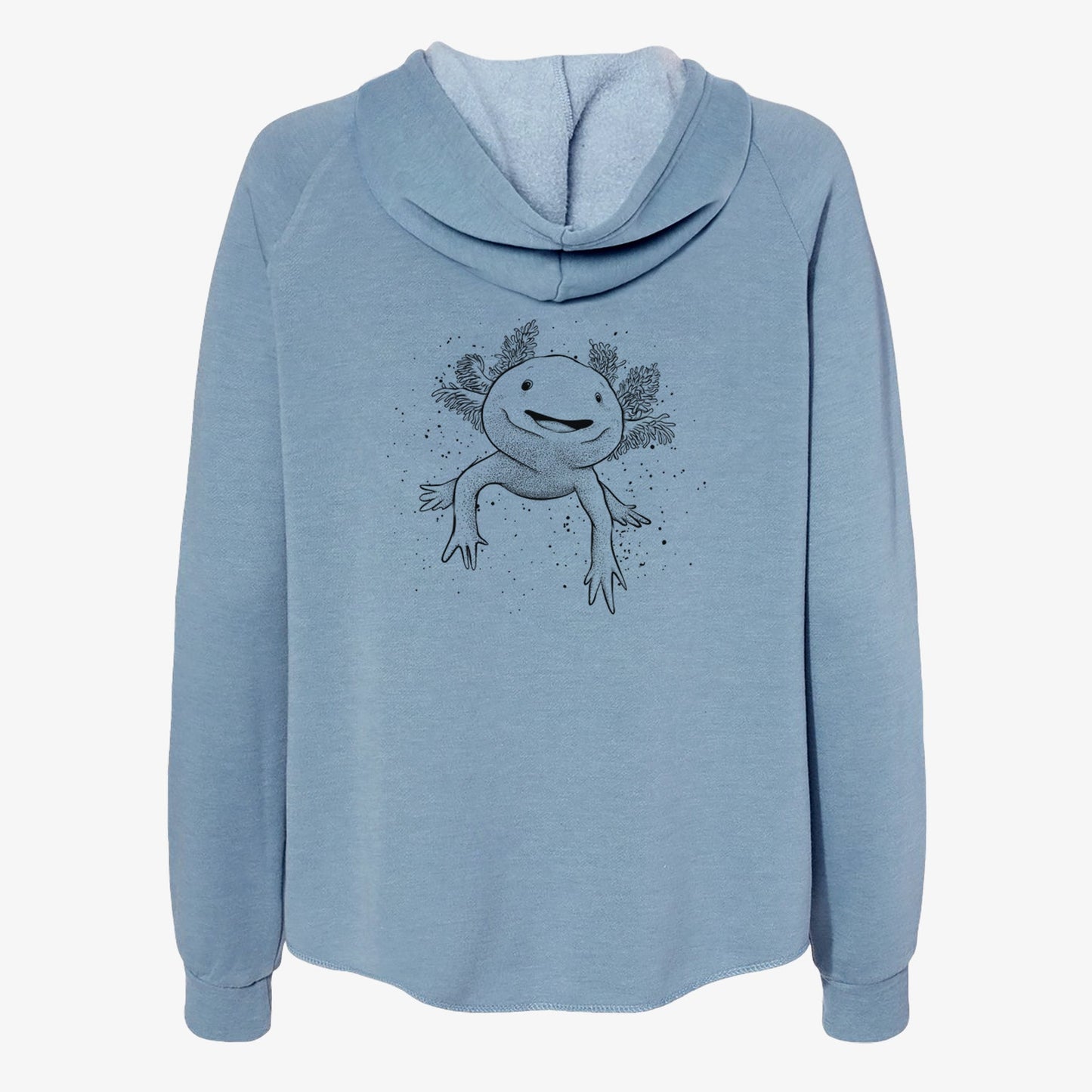 Axolotl - Ambystoma mexicanum - Women's Cali Wave Zip-Up Sweatshirt