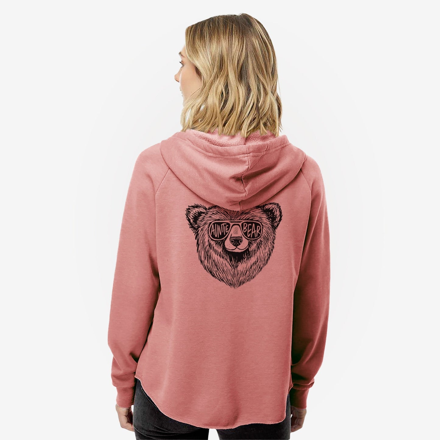 Auntie Bear - Women's Cali Wave Zip-Up Sweatshirt