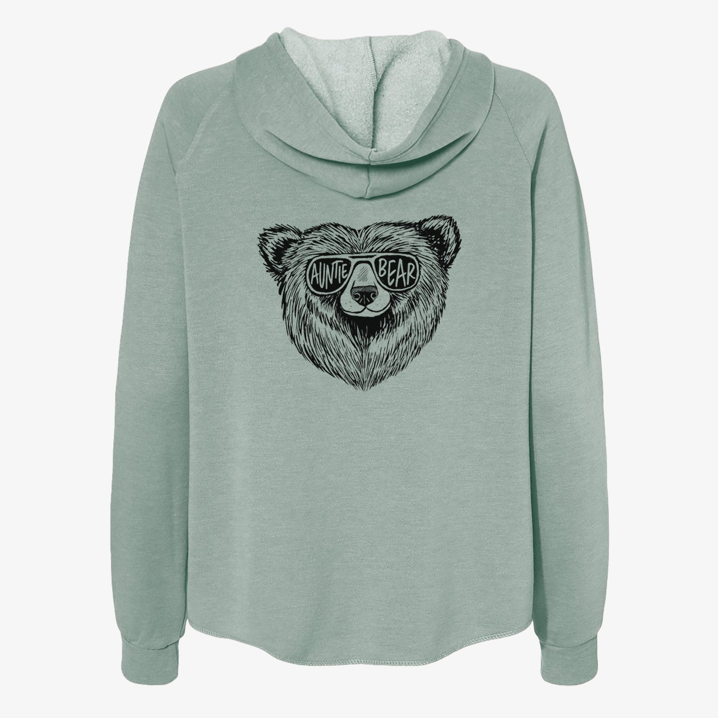 Auntie Bear - Women's Cali Wave Zip-Up Sweatshirt
