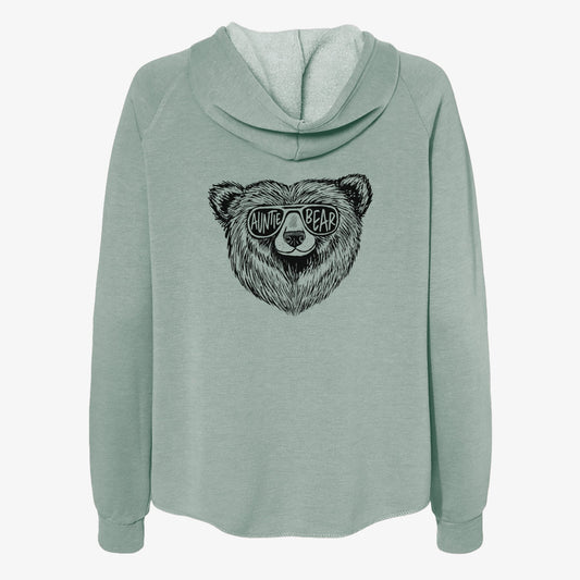 Auntie Bear - Women's Cali Wave Zip-Up Sweatshirt