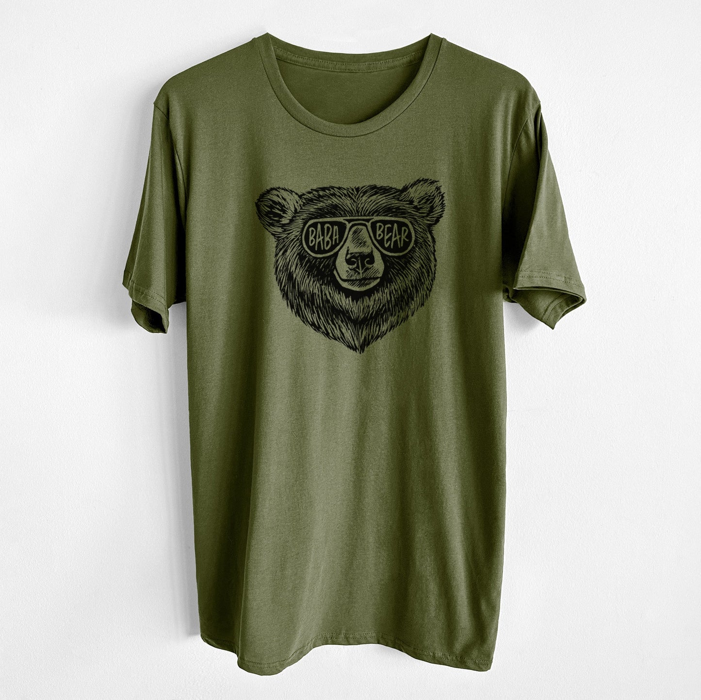 Baba Bear - Unisex Crewneck - Made in USA - 100% Organic Cotton