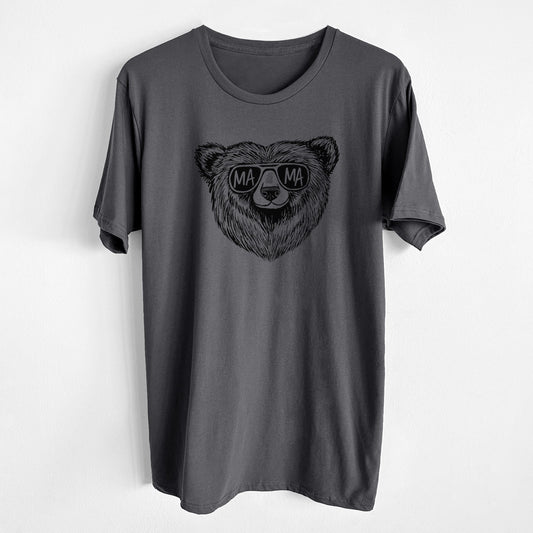 Mama Bear - Mama Glasses - Unisex Crewneck - Made in USA - 100% Organic Cotton