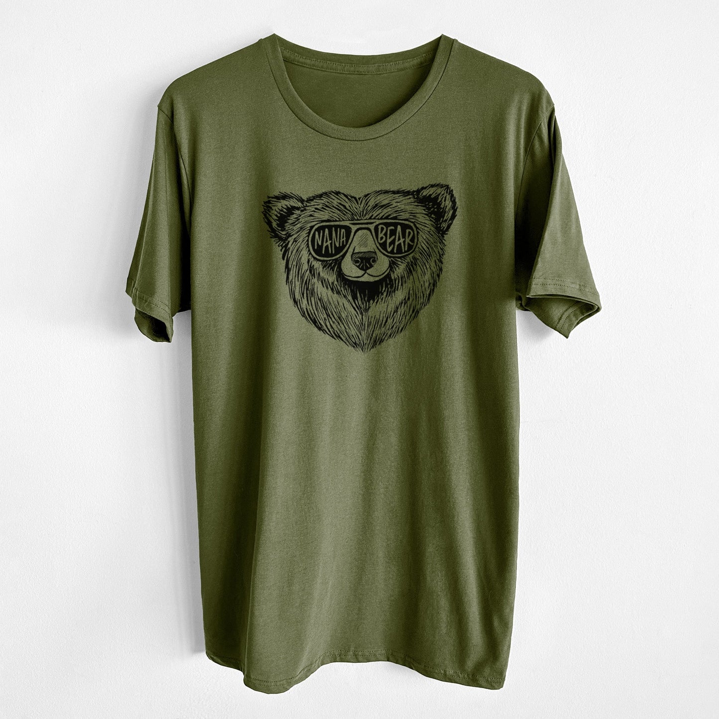 Nana Bear - Unisex Crewneck - Made in USA - 100% Organic Cotton