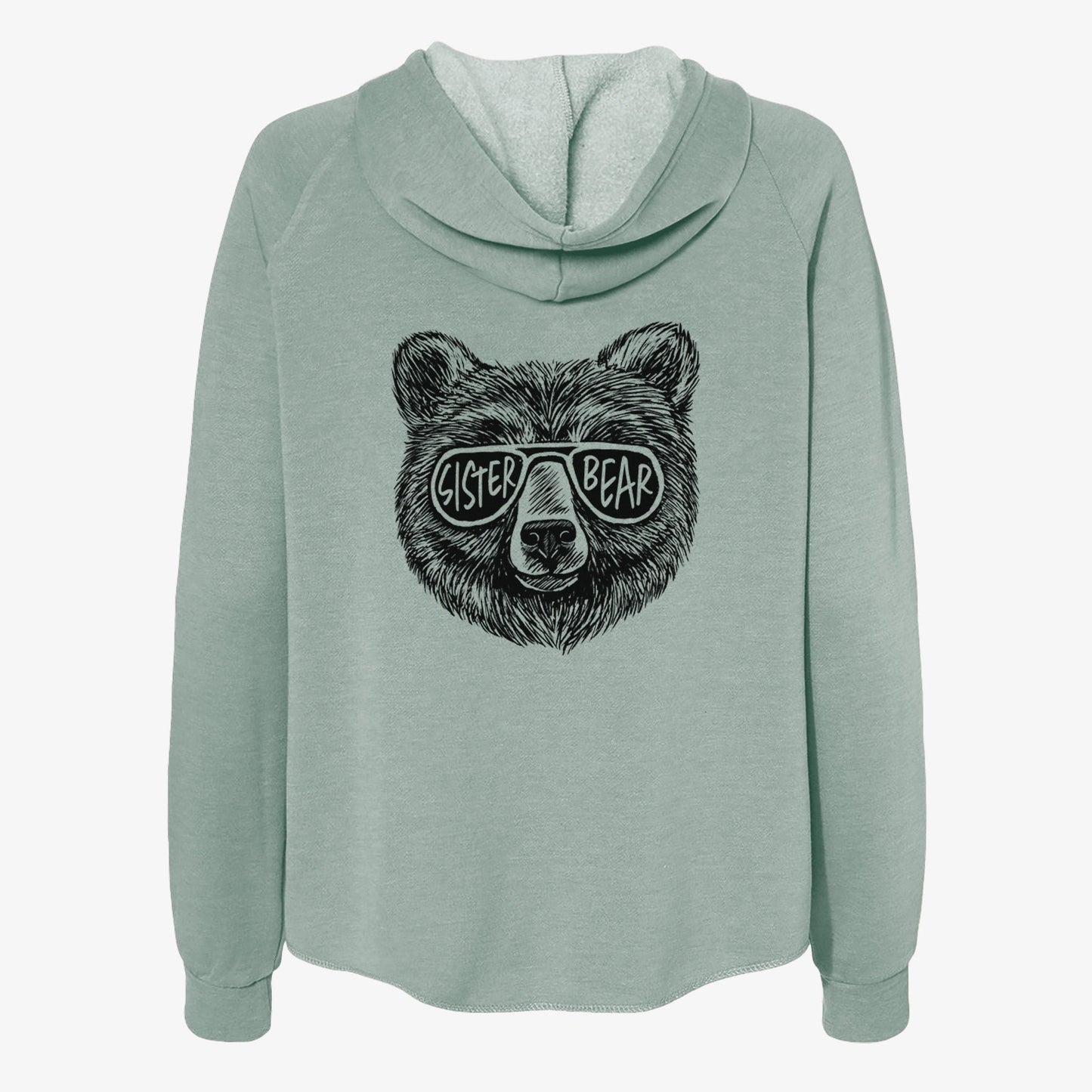Sister Bear - Women's Cali Wave Zip-Up Sweatshirt