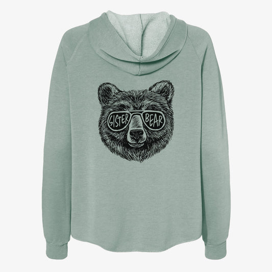 Sister Bear - Women's Cali Wave Zip-Up Sweatshirt