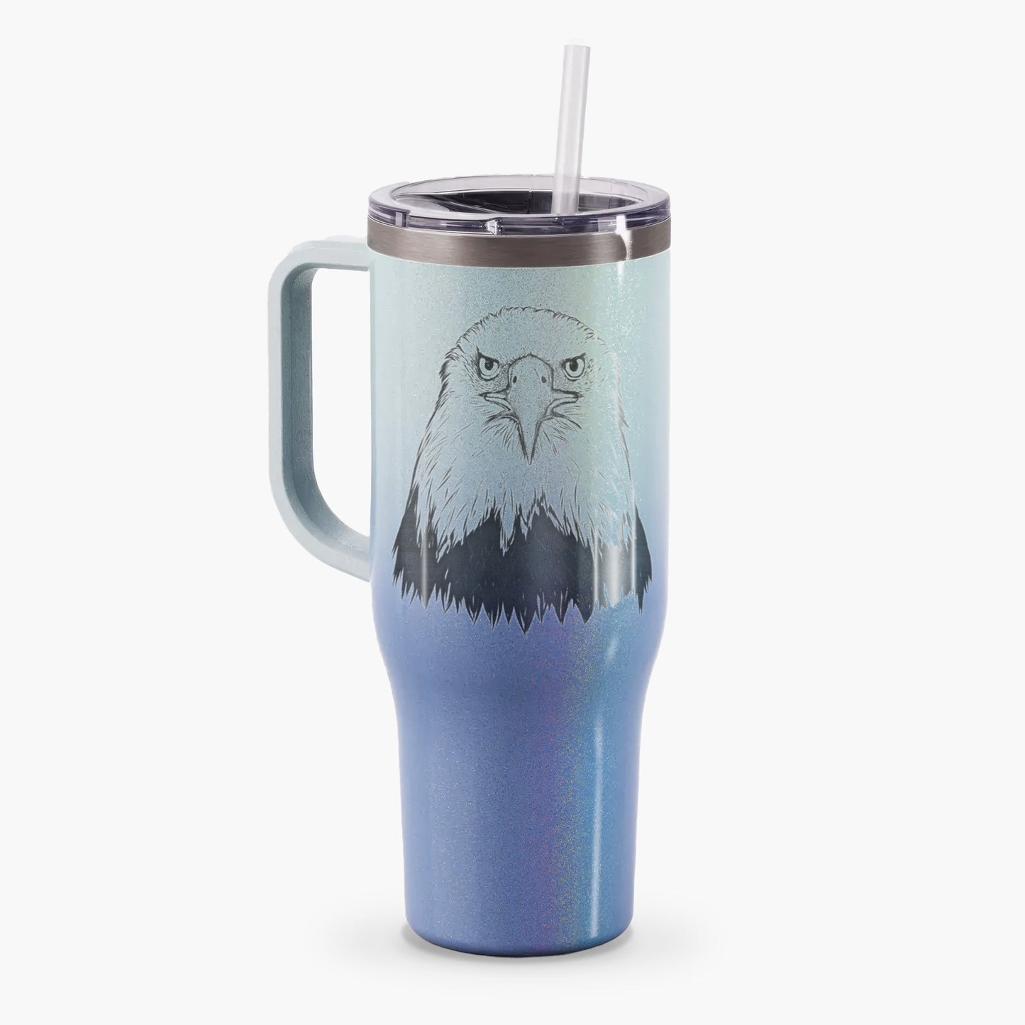 Haliaeetus Leucocephalus - American Bald Eagle - 40oz Tumbler with Handle