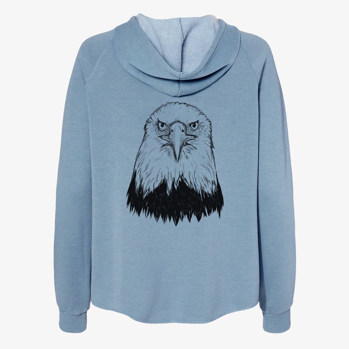 Haliaeetus Leucocephalus - American Bald Eagle - Women's Cali Wave Zip-Up Sweatshirt