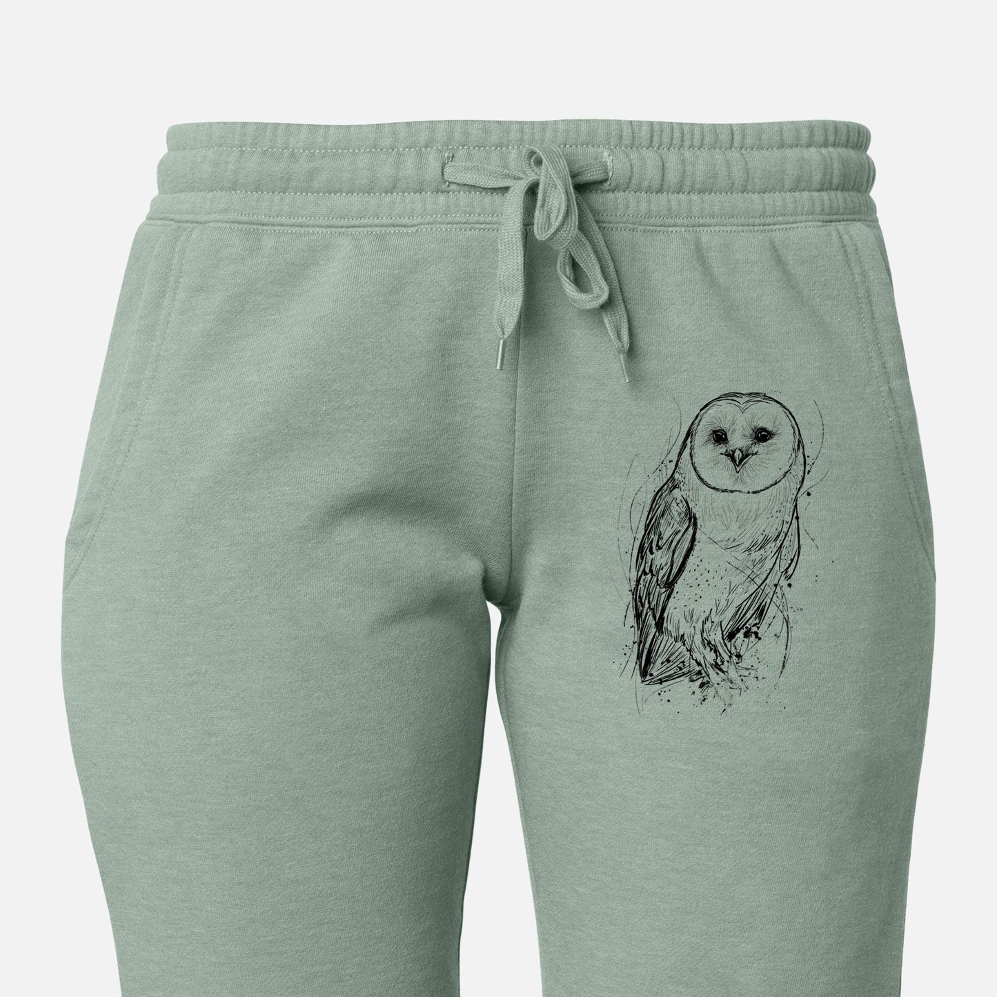 Barn Owl - Tyto alba - Women's Cali Wave Jogger Sweatpants