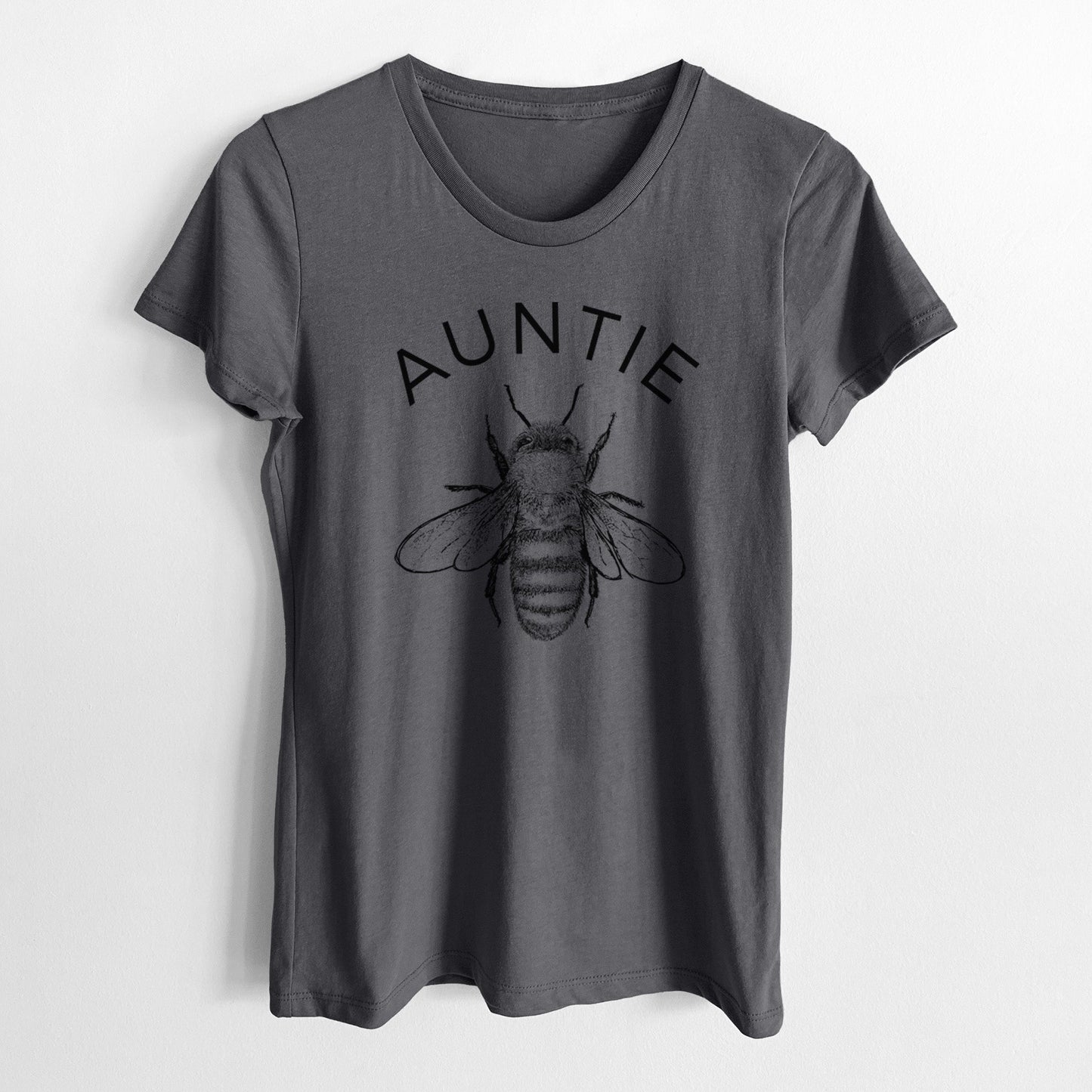 Auntie Bee - Women's Crewneck - Made in USA - 100% Organic Cotton