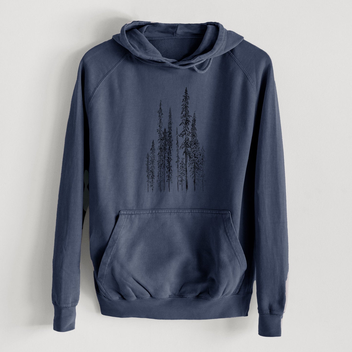 Black Spruce (Picea mariana)  - Mid-Weight Unisex Vintage 100% Cotton Hoodie