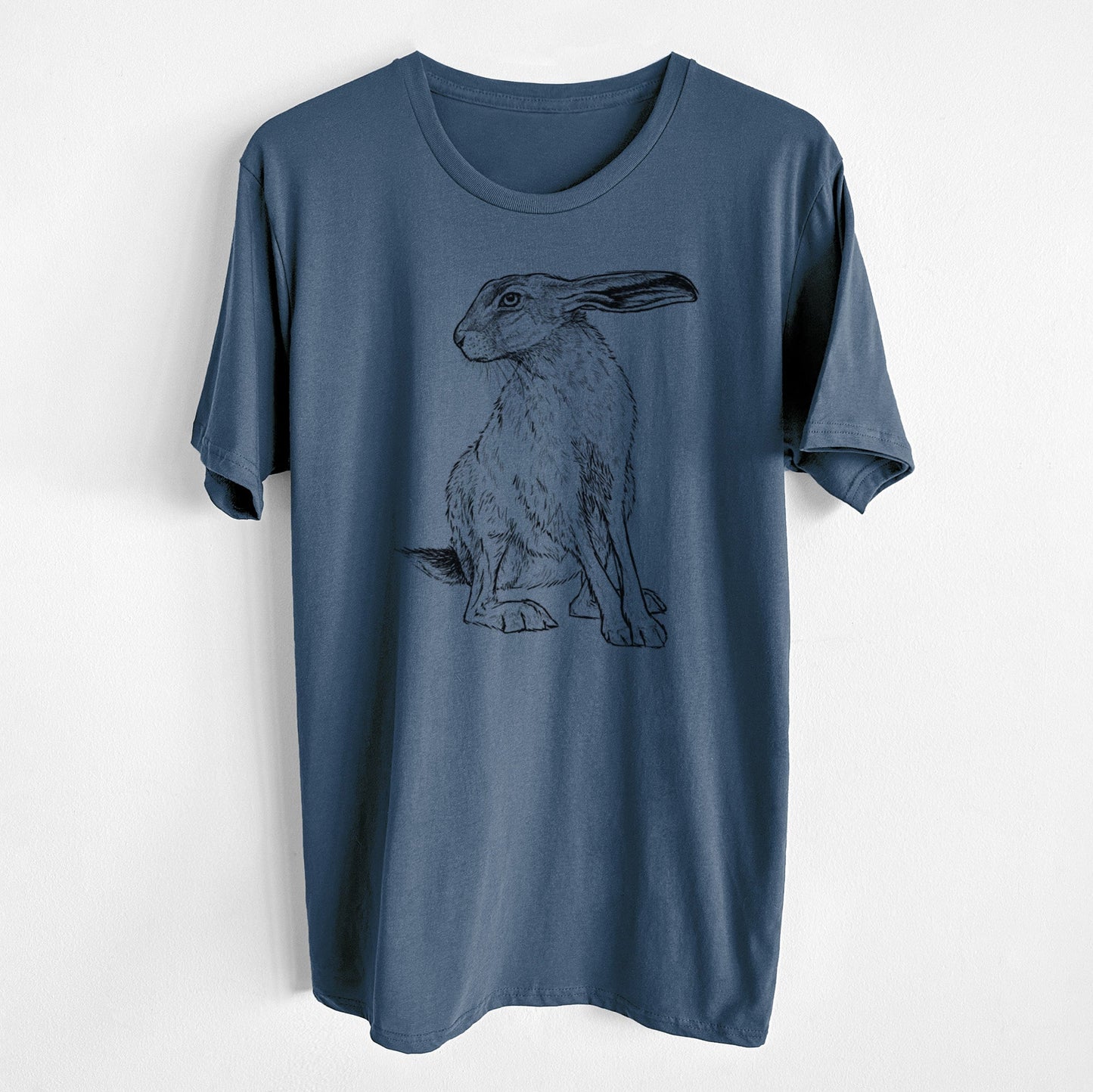 Black-tailed Jackrabbit - Lepus californicus - Unisex Crewneck - Made in USA - 100% Organic Cotton