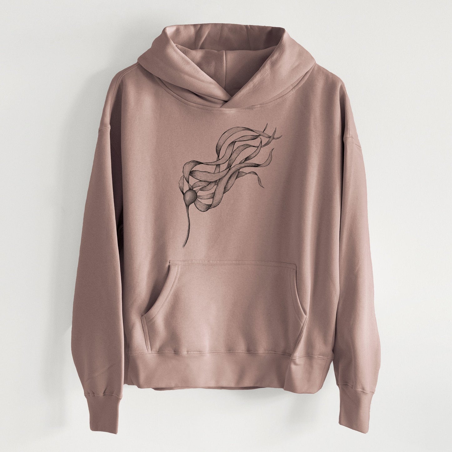 Bull Kelp - Nereocystis Luetkeana - Women's Heavyweight Relaxed Hoodie