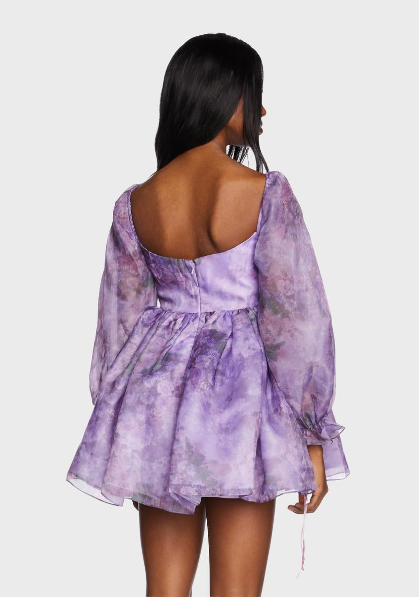 Midnight Rose Sylvie Babydoll Dress