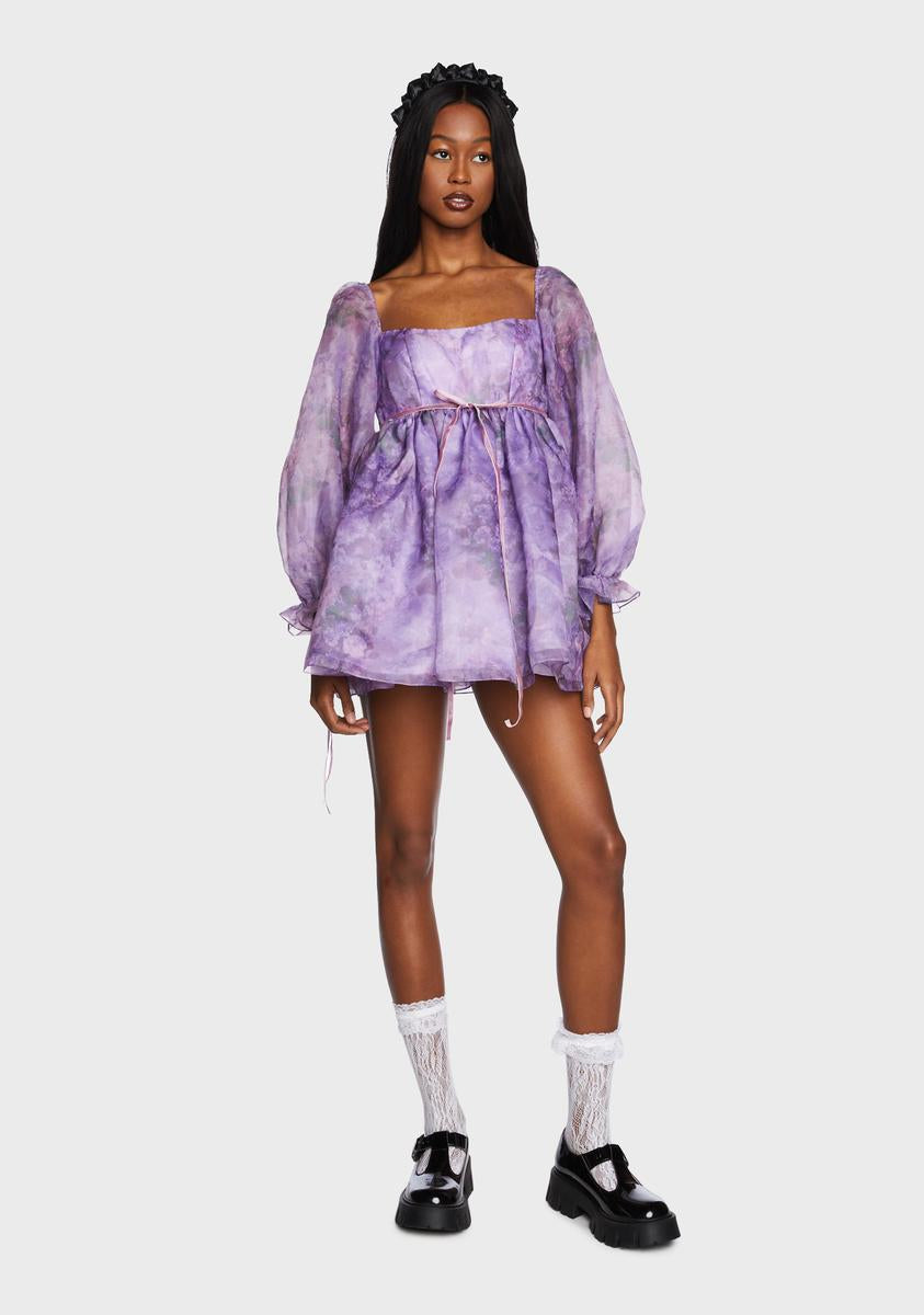 Midnight Rose Sylvie Babydoll Dress