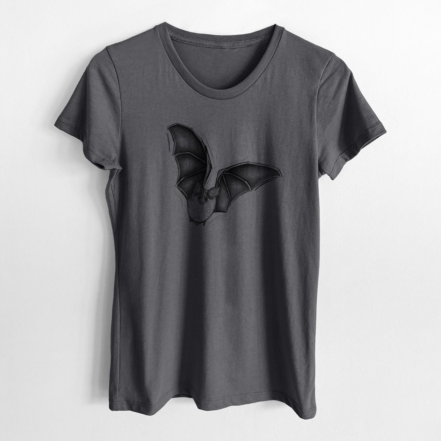 Macrotus californicus - California Leaf-nosed Bat - Women's Crewneck - Made in USA - 100% Organic Cotton