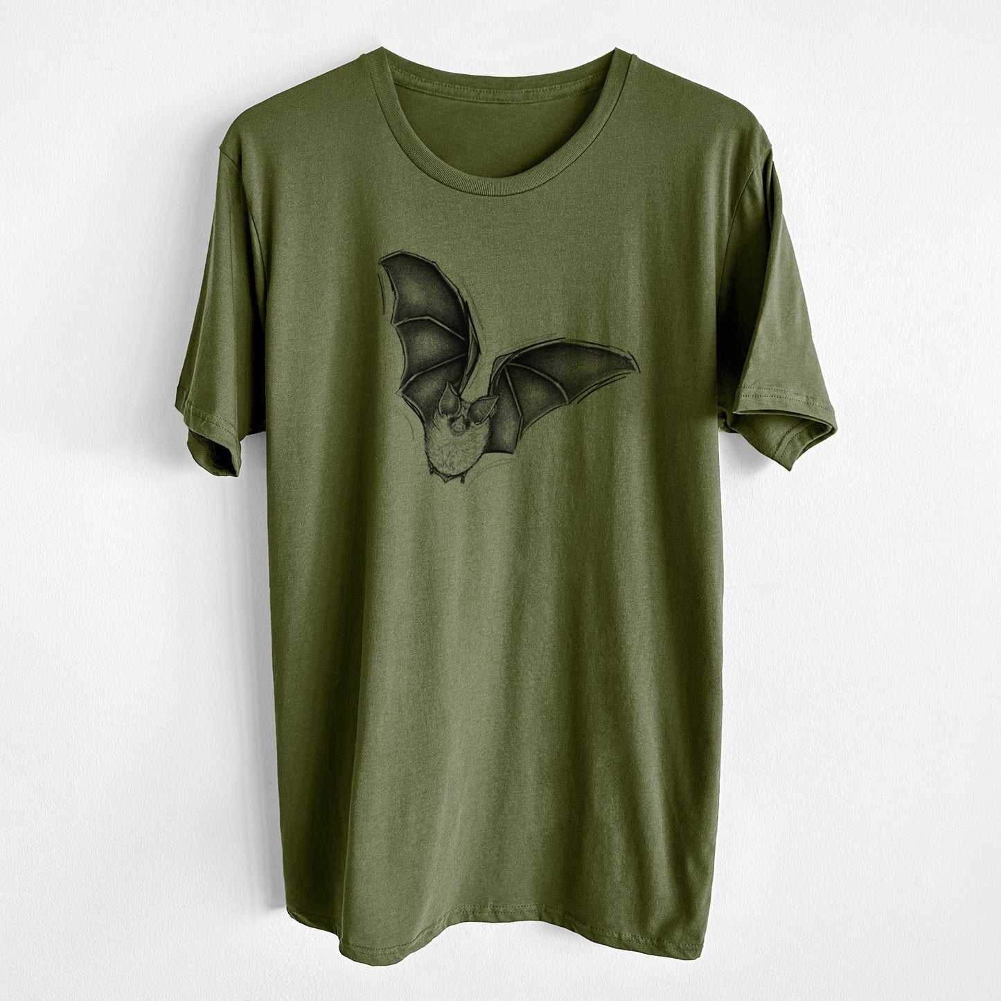 Macrotus californicus - California Leaf-nosed Bat - Unisex Crewneck - Made in USA - 100% Organic Cotton