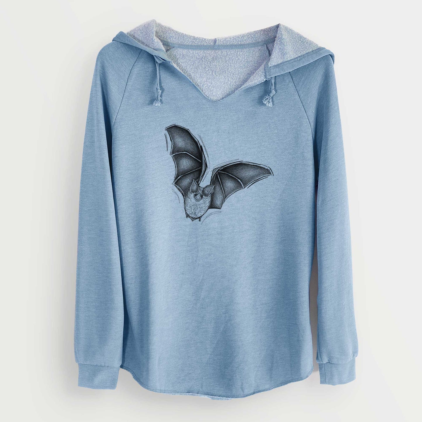 Macrotus californicus - California Leaf-nosed Bat - Cali Wave Hooded Sweatshirt