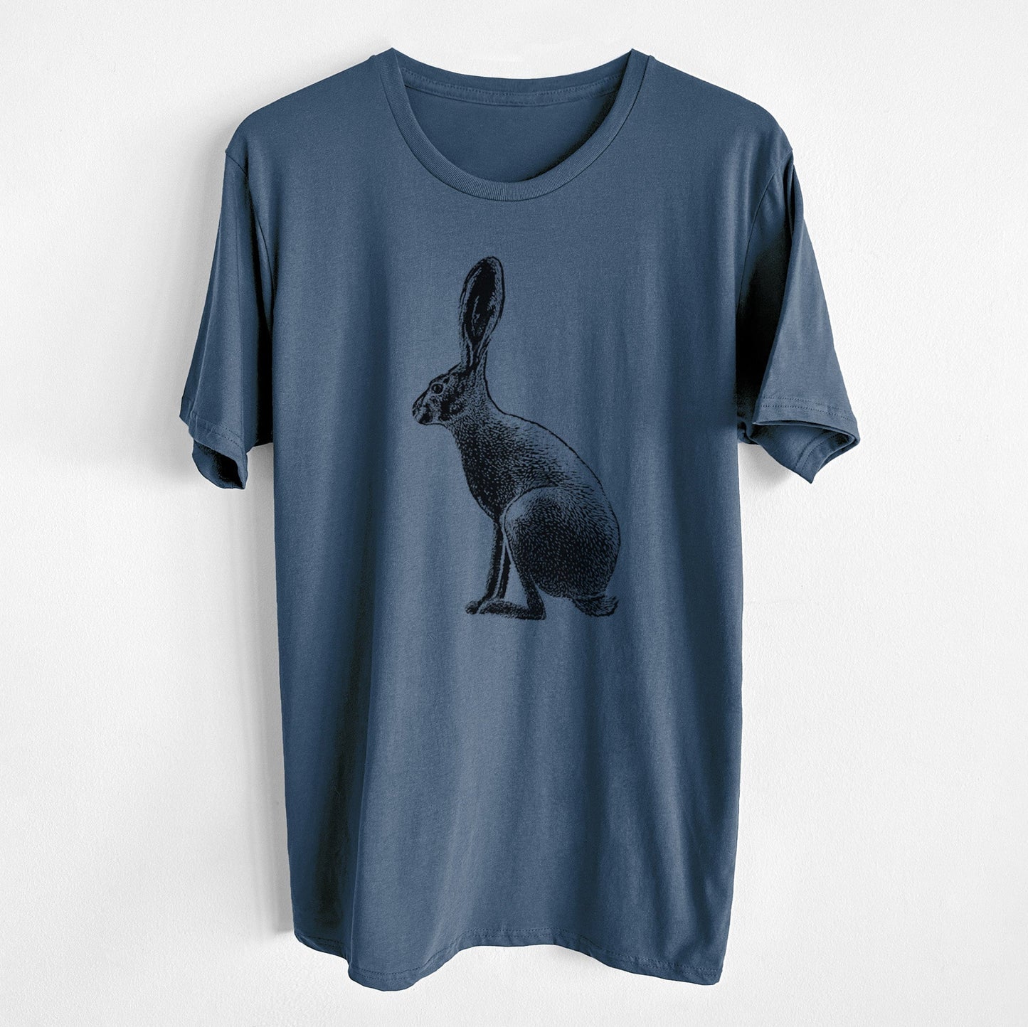 Wild California Hare - Black-tailed Jackrabbit - Unisex Crewneck - Made in USA - 100% Organic Cotton