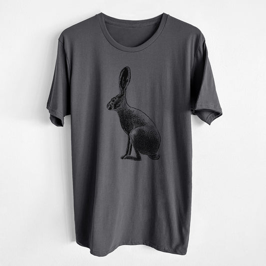 Wild California Hare - Black-tailed Jackrabbit - Unisex Crewneck - Made in USA - 100% Organic Cotton