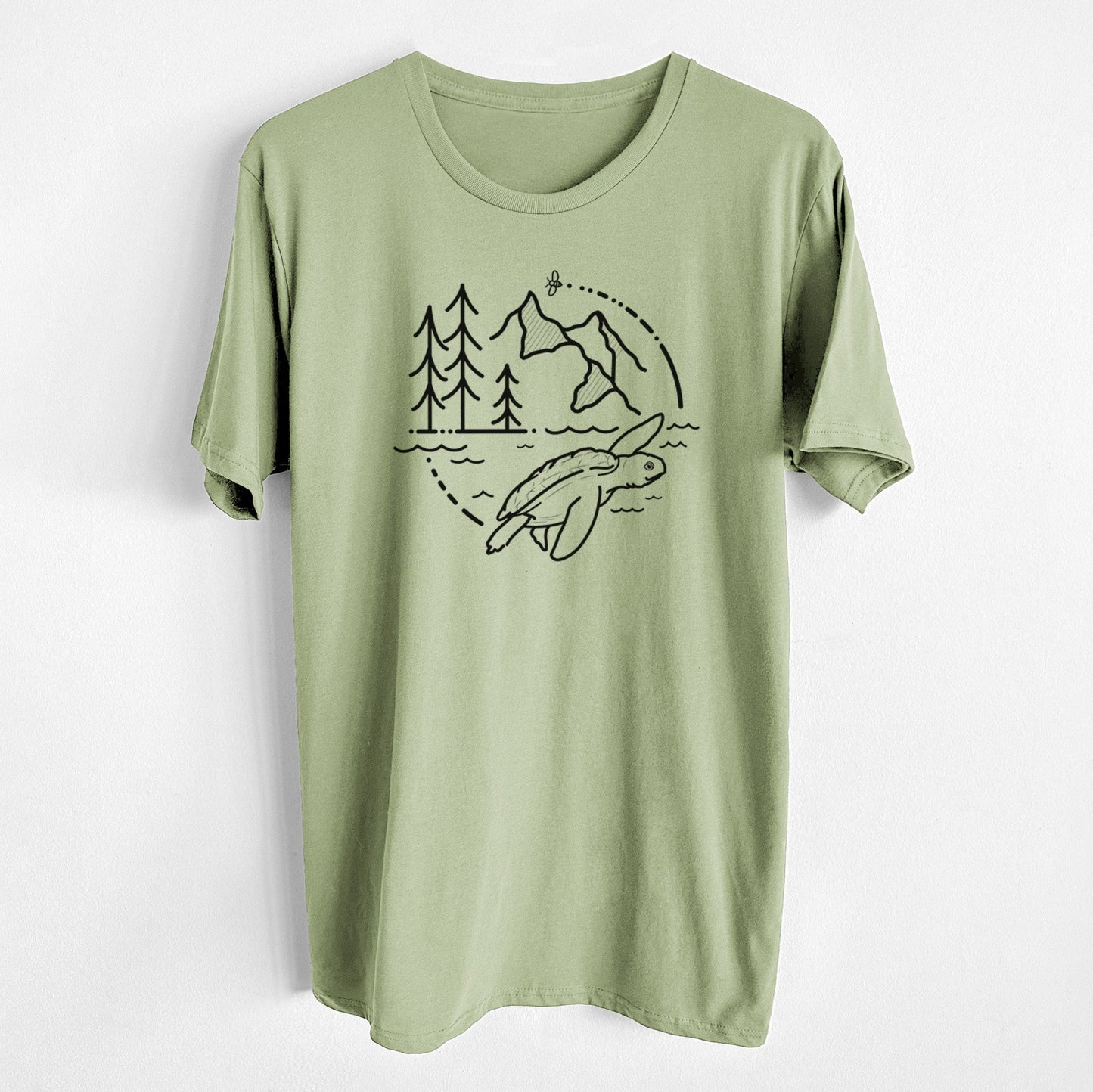 It's All Connected - Kemps Ridley Turtle - Unisex Crewneck - Made in USA - 100% Organic Cotton