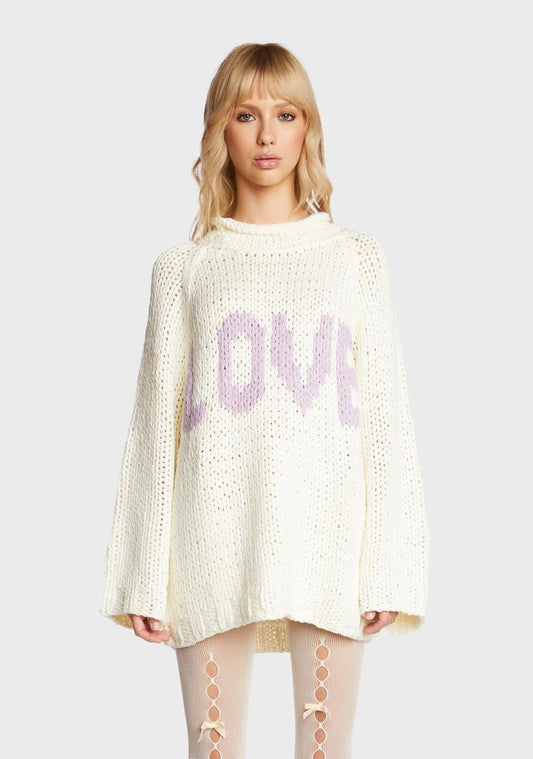 Love Hypothesis Oversized Sweater