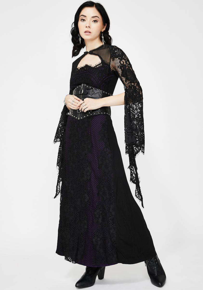 Bell Sleeve Maxi Dress
