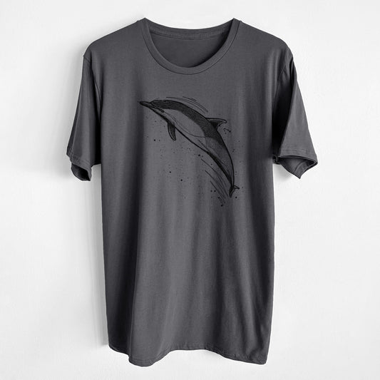 Short-Beaked Common Dolphin - Delphinus delphis - Unisex Crewneck - Made in USA - 100% Organic Cotton