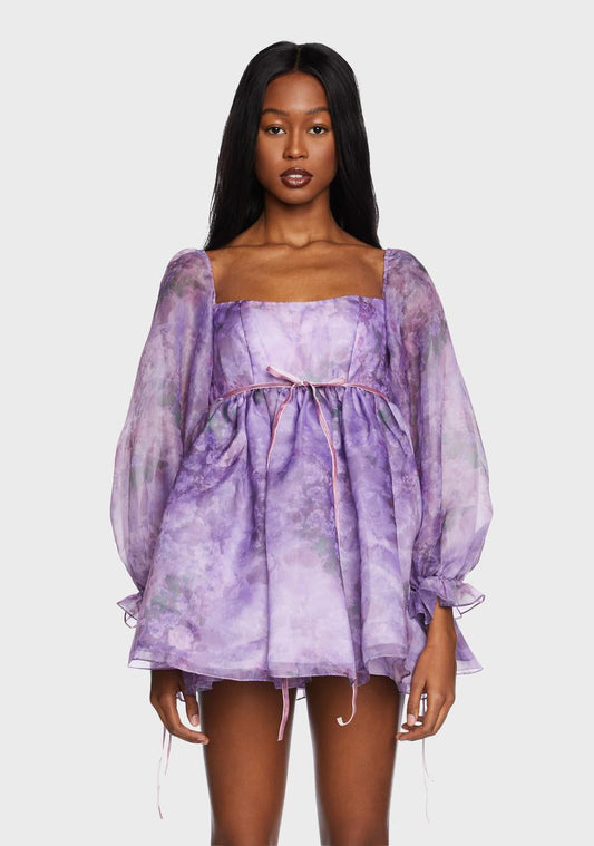 Midnight Rose Sylvie Babydoll Dress