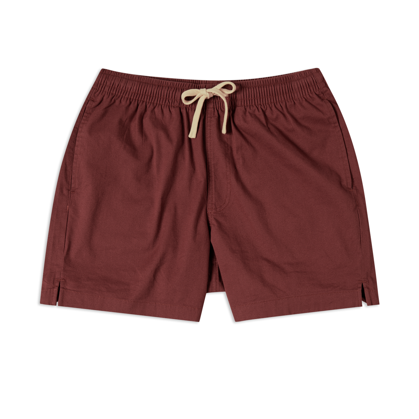 Drawstring Short 5" Brick front