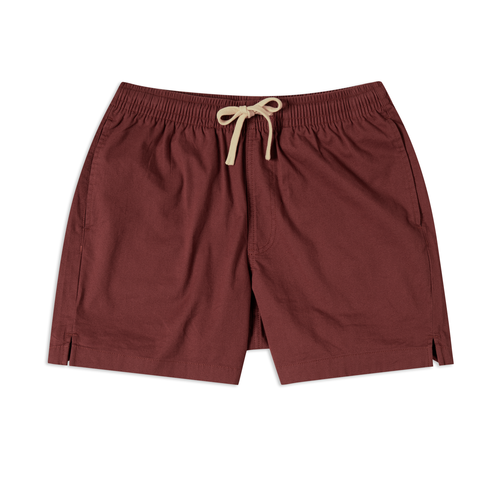 Drawstring Short 5" Brick front
