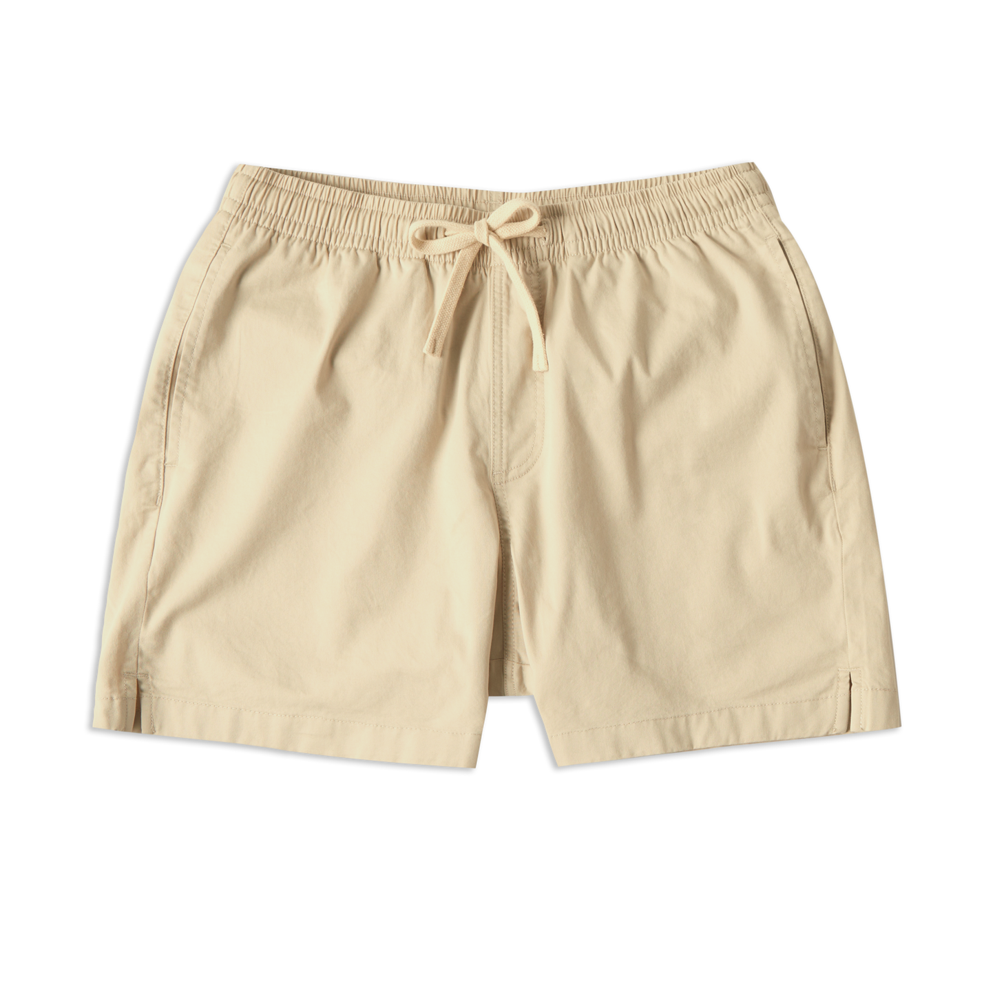 Drawstring Short 5" Stone front