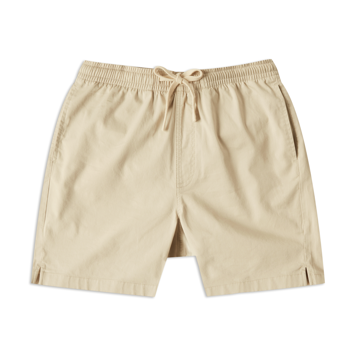 Drawstring Short 7" Stone front