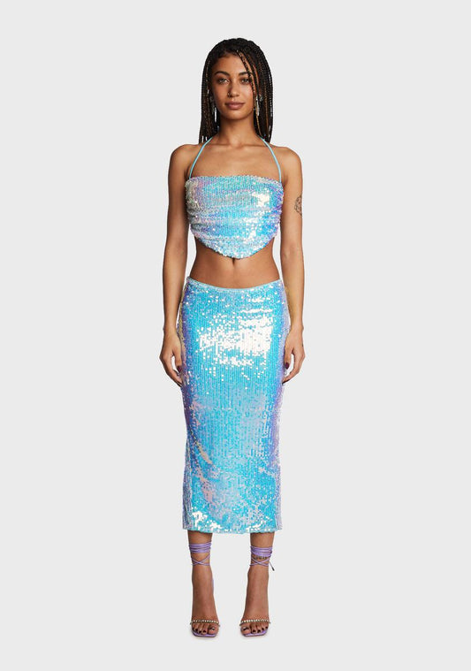 Sky Sparkle Pursuit Skirt Set
